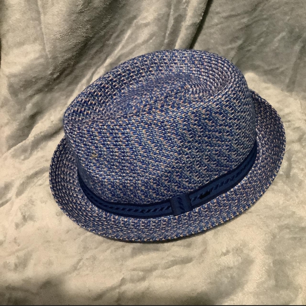 Goorin Bros Blue Textured Beret Hat